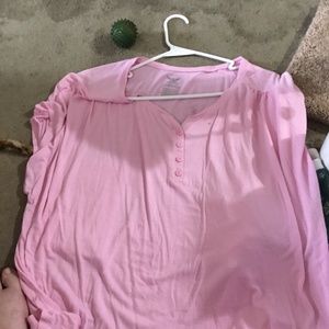 Pink oversized tee shirt